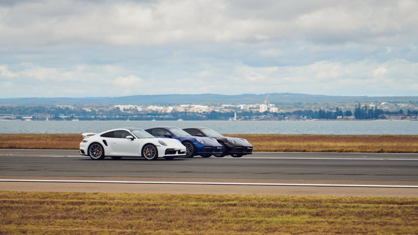 Porsche 911 Turbo S, Launch Control event, Sydney Airport, 2020, Porsche Cars Australia